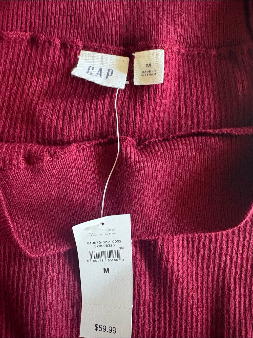 GAP Ribbed Off-Shoulder Sweater - Picture 4 of 8